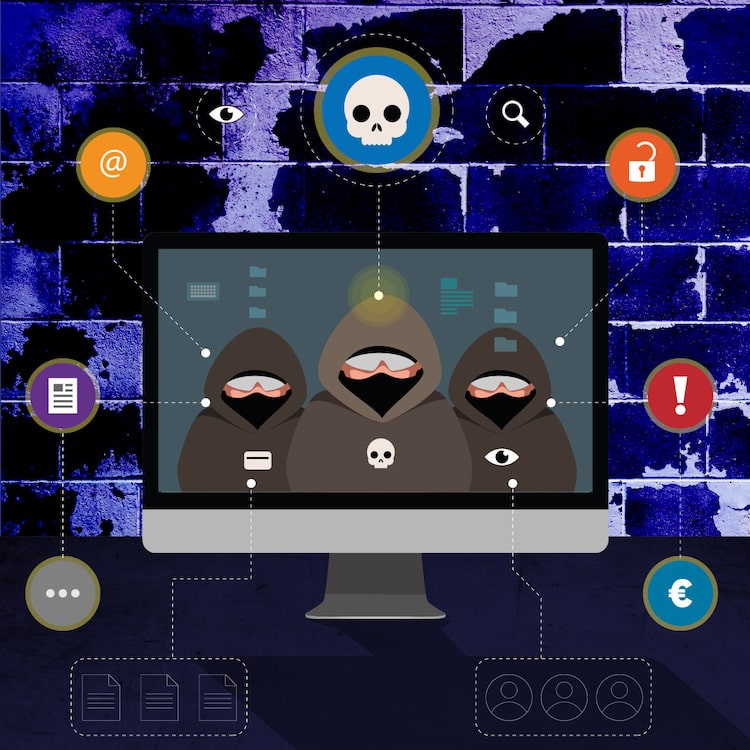 Visuel de présentation d'un article sur la cybercriminalité