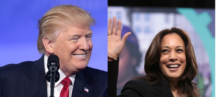 Donald Trump et Kamala Harris