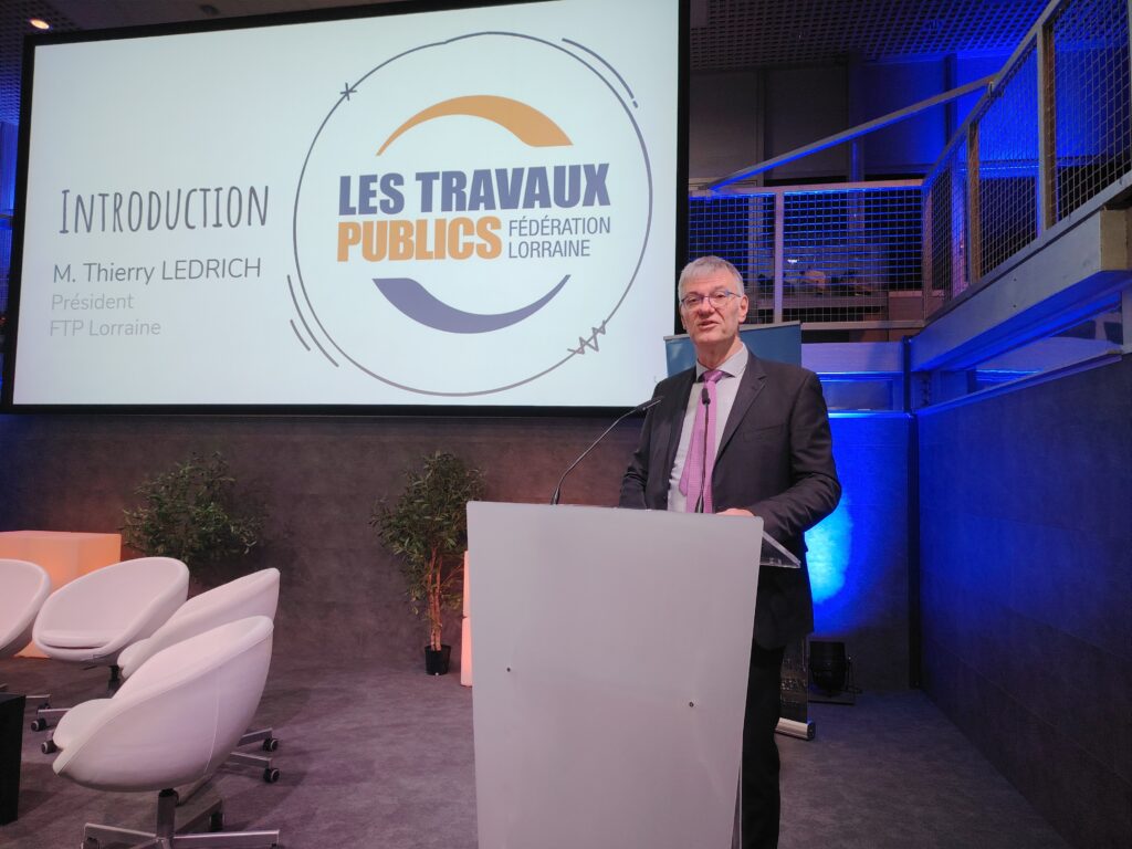 Thierry Ledrich, président de la Fédération des TP de Lorraine.
