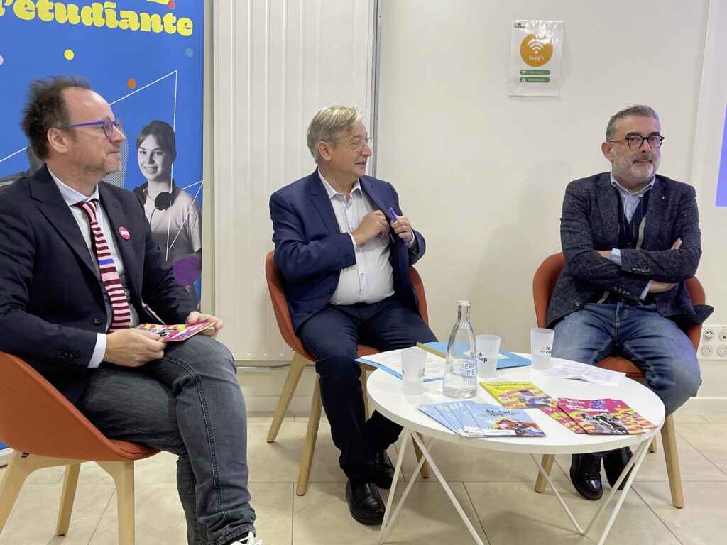Marc Sciamanna, François Grosdidier et Stéphane Leymarie ont présenté la quatrième édition de Metz l'Etudiante
