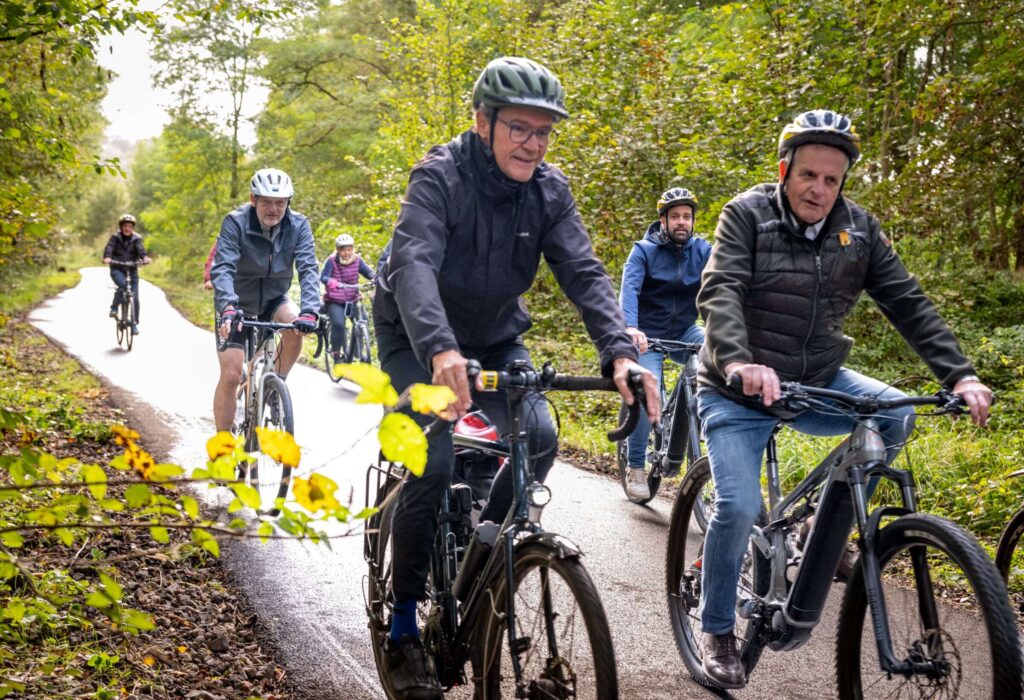 Pierre Lang, Président de la Communauté de communes de Freyming-Merlebach et Peter Gillo, Président de l’Eurodistrict et de la Communauté Urbaine de Sarrebruck. Photo Jean-Marie GUZIK. 