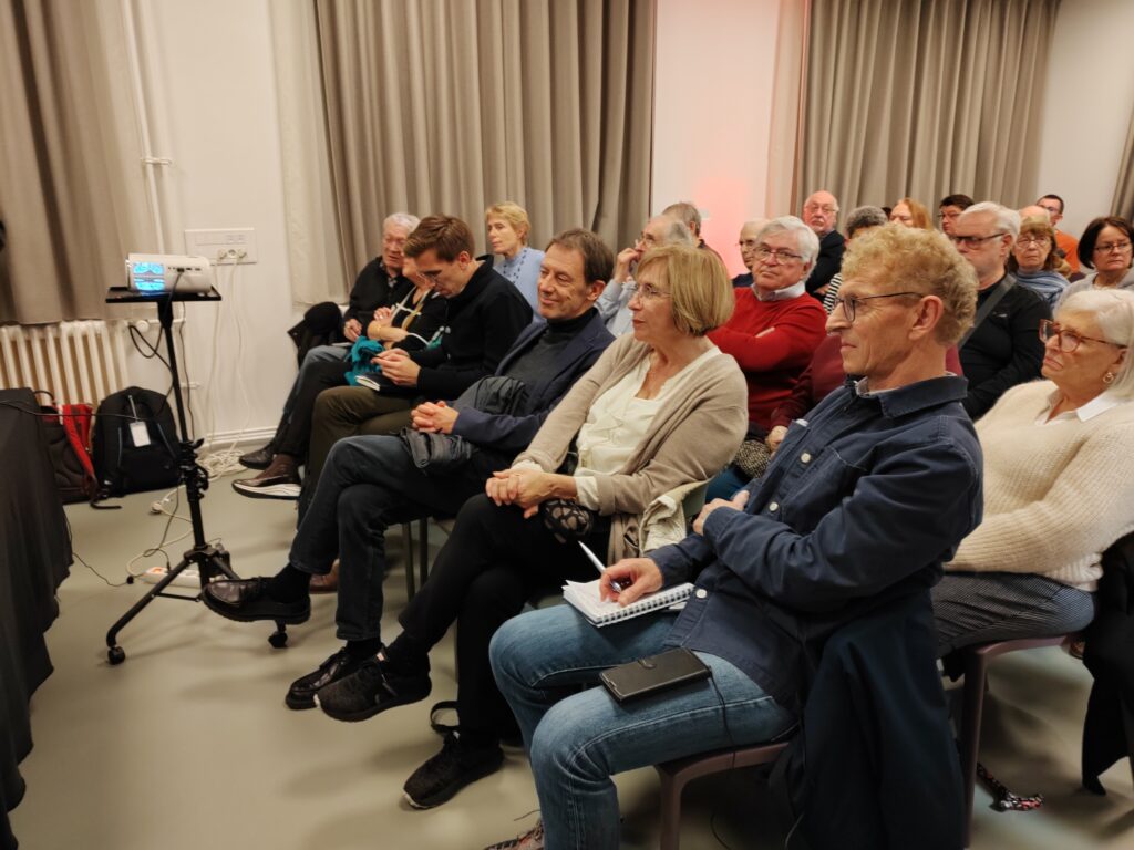 De gauche à droite : Jérémy Roques (EELV), Bertrand Mertz (PS), Patricia Sallusti (PS), Jean-François Secondé (LFI).