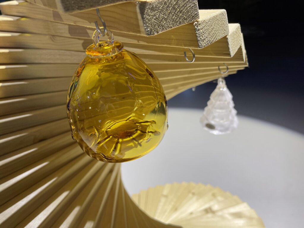 Boule de Noël centre international d'art verrier cristallerie Lehrer