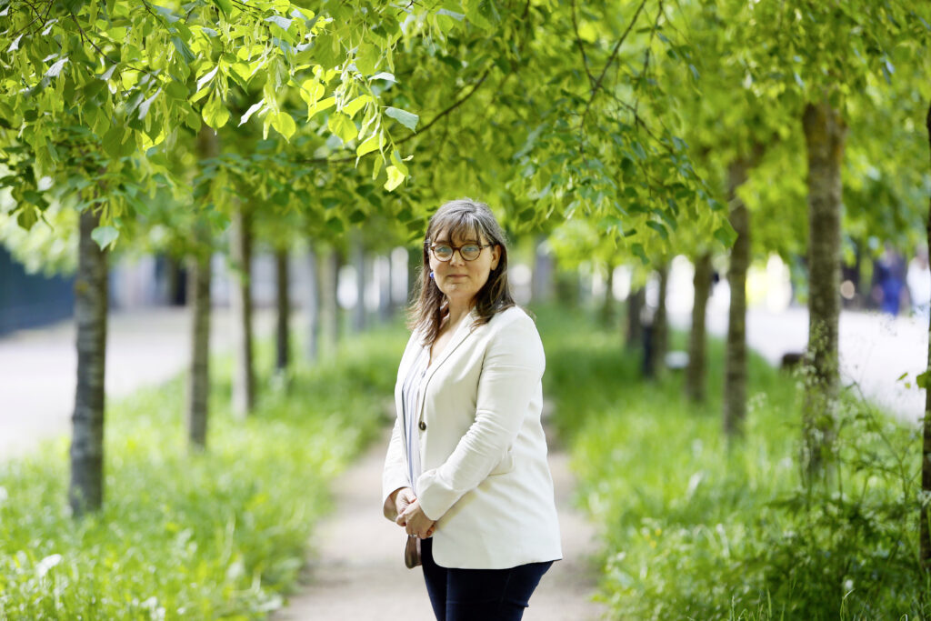 Laurence Wieser, conseillère métropolitaine déléguée aux mobilités actives