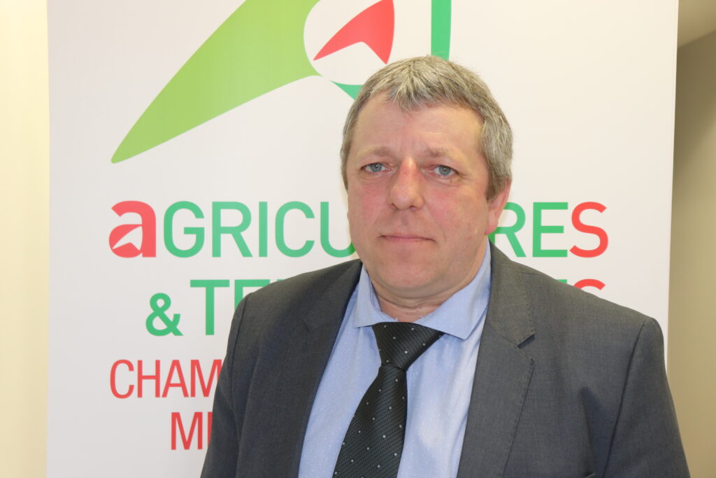 Laurent Rouyer, gérant d'une exploitation agricole et président de la Chambre d'agriculture de Meurthe-et-Moselle.
