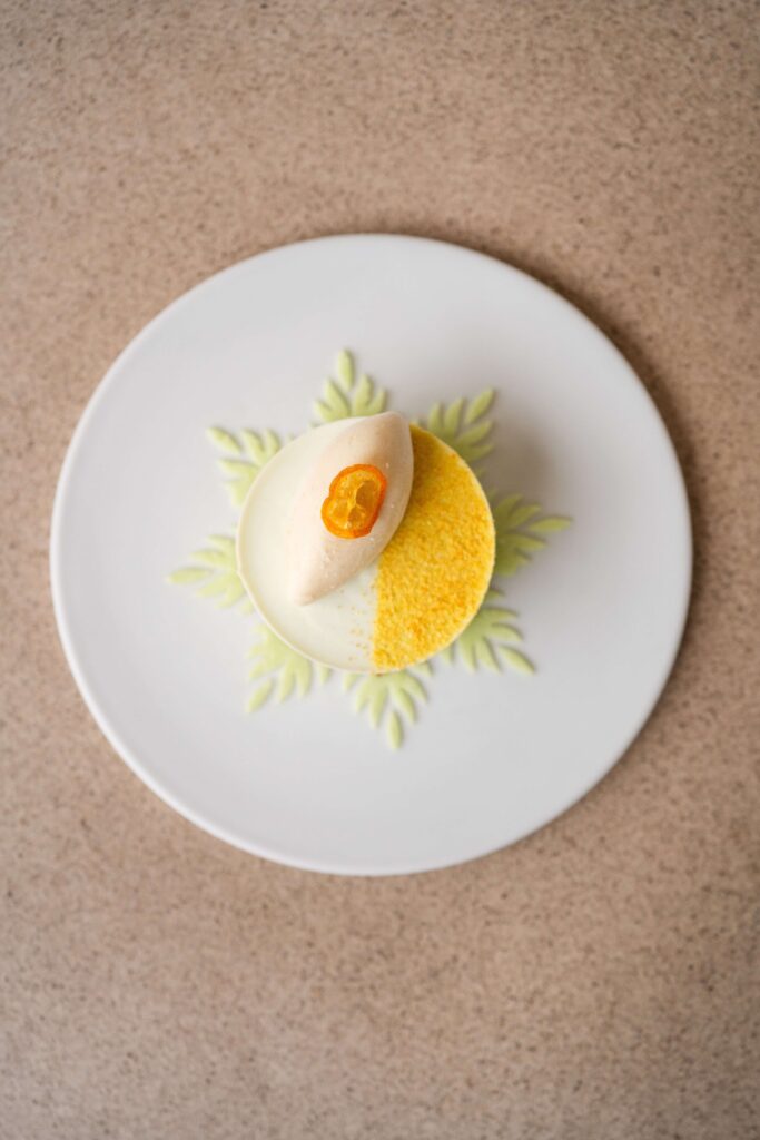 Le cheesecake wasabi kumquat de La Maison dans le Parc.