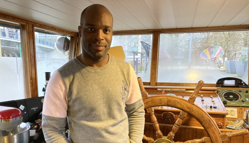 Vincent, habitant du port Saint-Georges à Nancy.