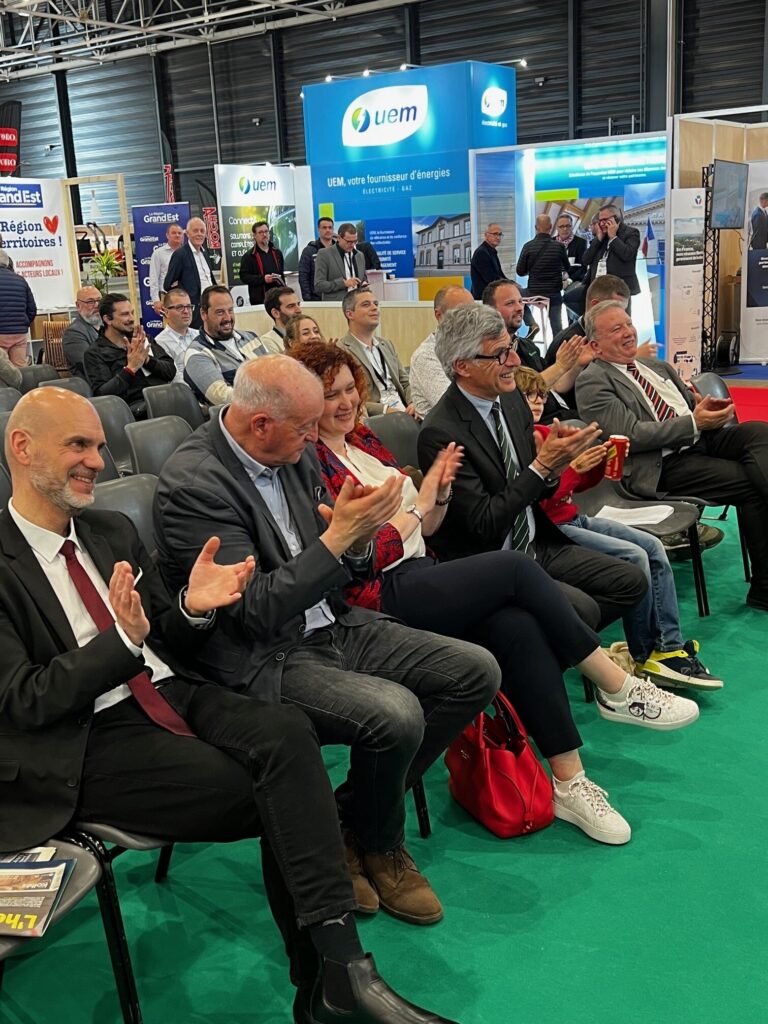 Chaque année, les élus se rendent au salon Urbest.